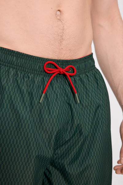 Bañador estampado étnico verde Ysabel Mora