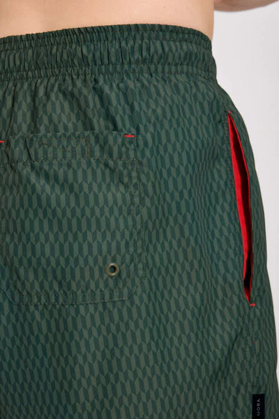 Bañador estampado étnico verde Ysabel Mora