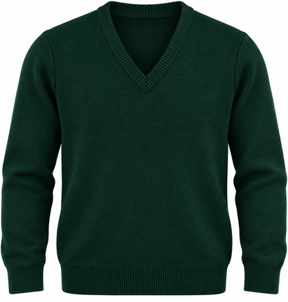 Jersey colegial uniforme escolar Verde