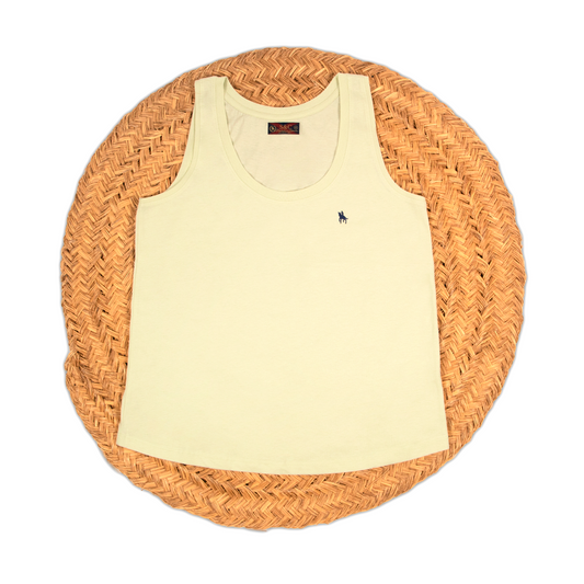 Camiseta de tirantes amarilla