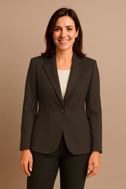 Blazer Marrón con botón