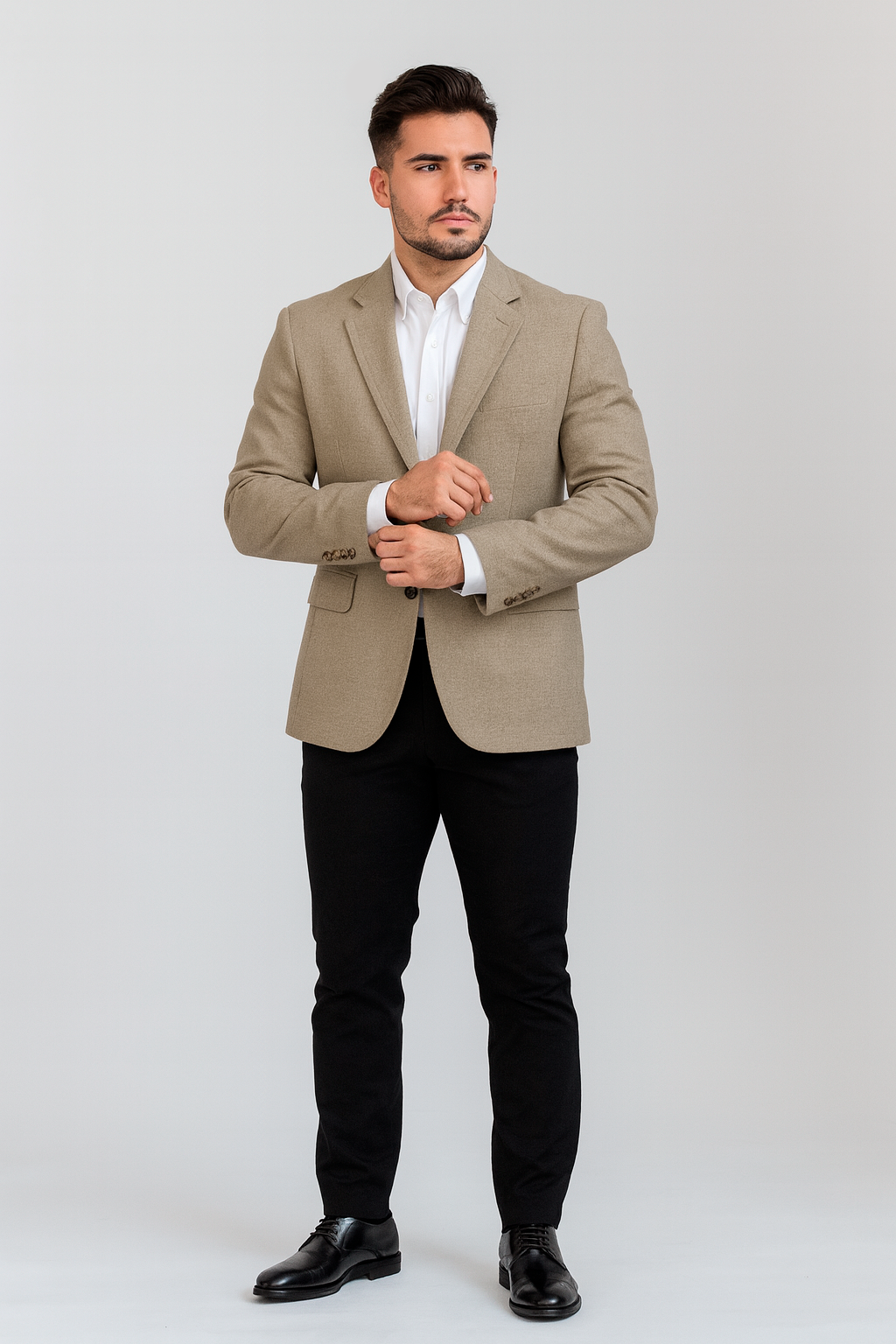 Americana espiga beige