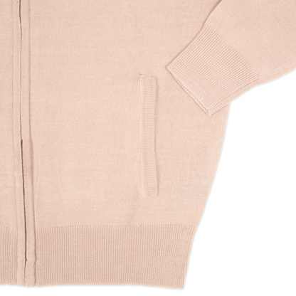 Chaqueta Hombre de Punto Beige