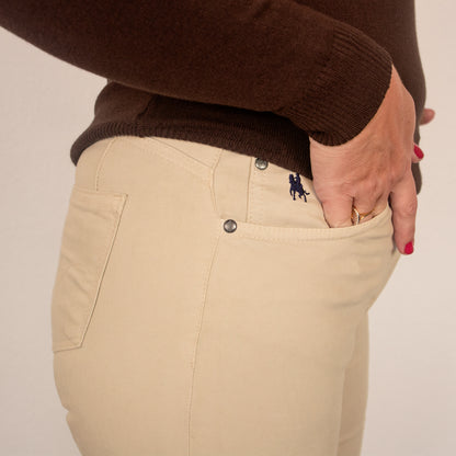 Pantalón Beige Mujer