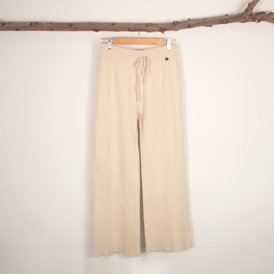 Pantalón Beige de punto para Mujer