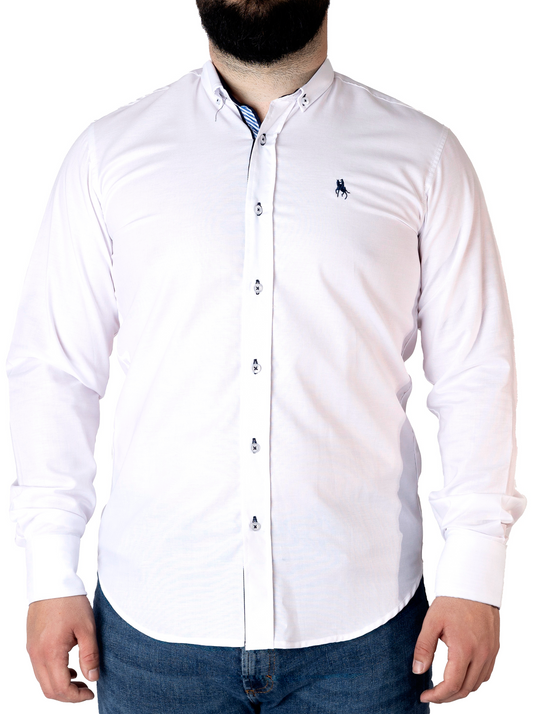 Camisa lisa blanca