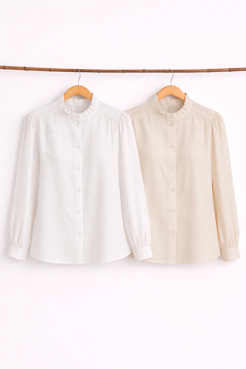 Blusa beige con textura