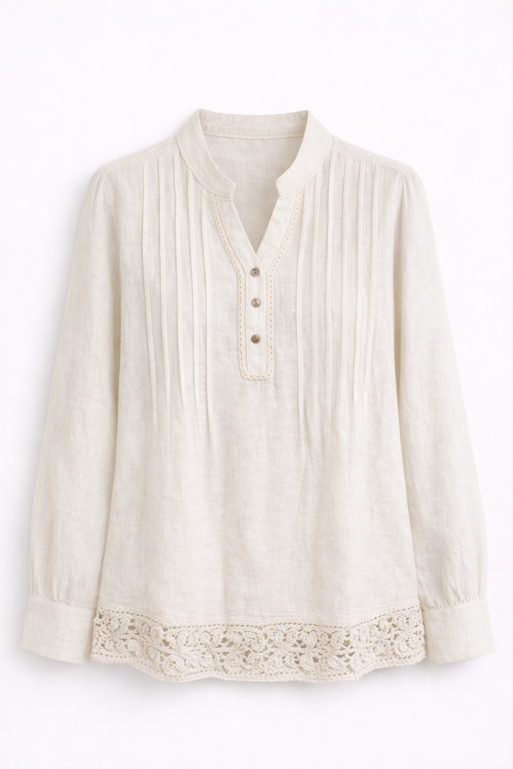 Blusa blanca con botones