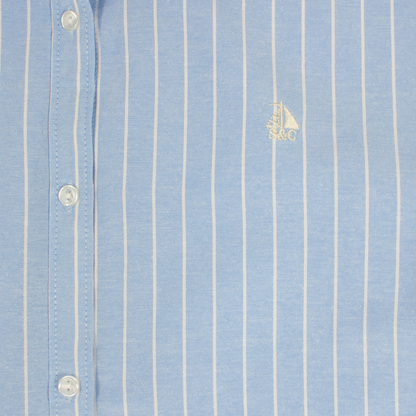 Camisa oversize de mujer Azul Rayas