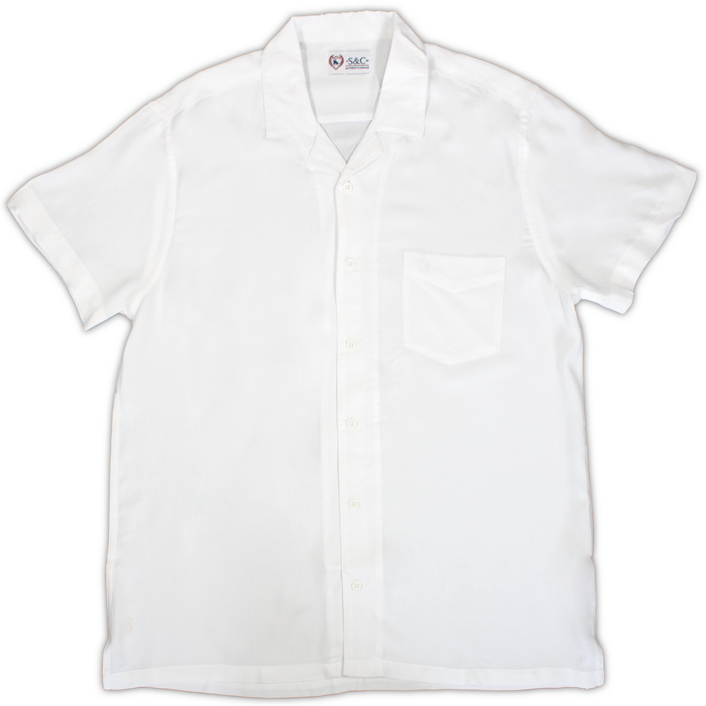Camisa blanca con bolsillo