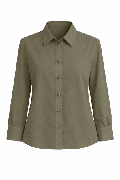 Camisa lisa blanca botones