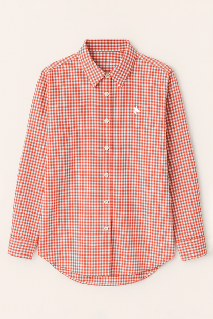 Camisa Cuadros Vichy Rojo