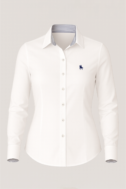 Camisa mujer lisa blanca