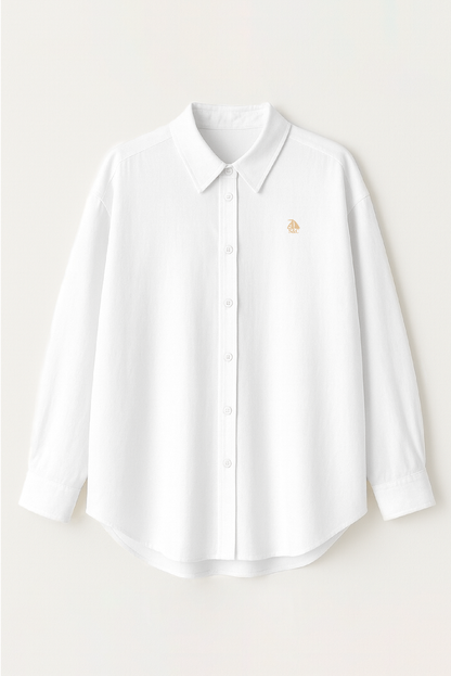 Camisa oversize de mujer Blanca