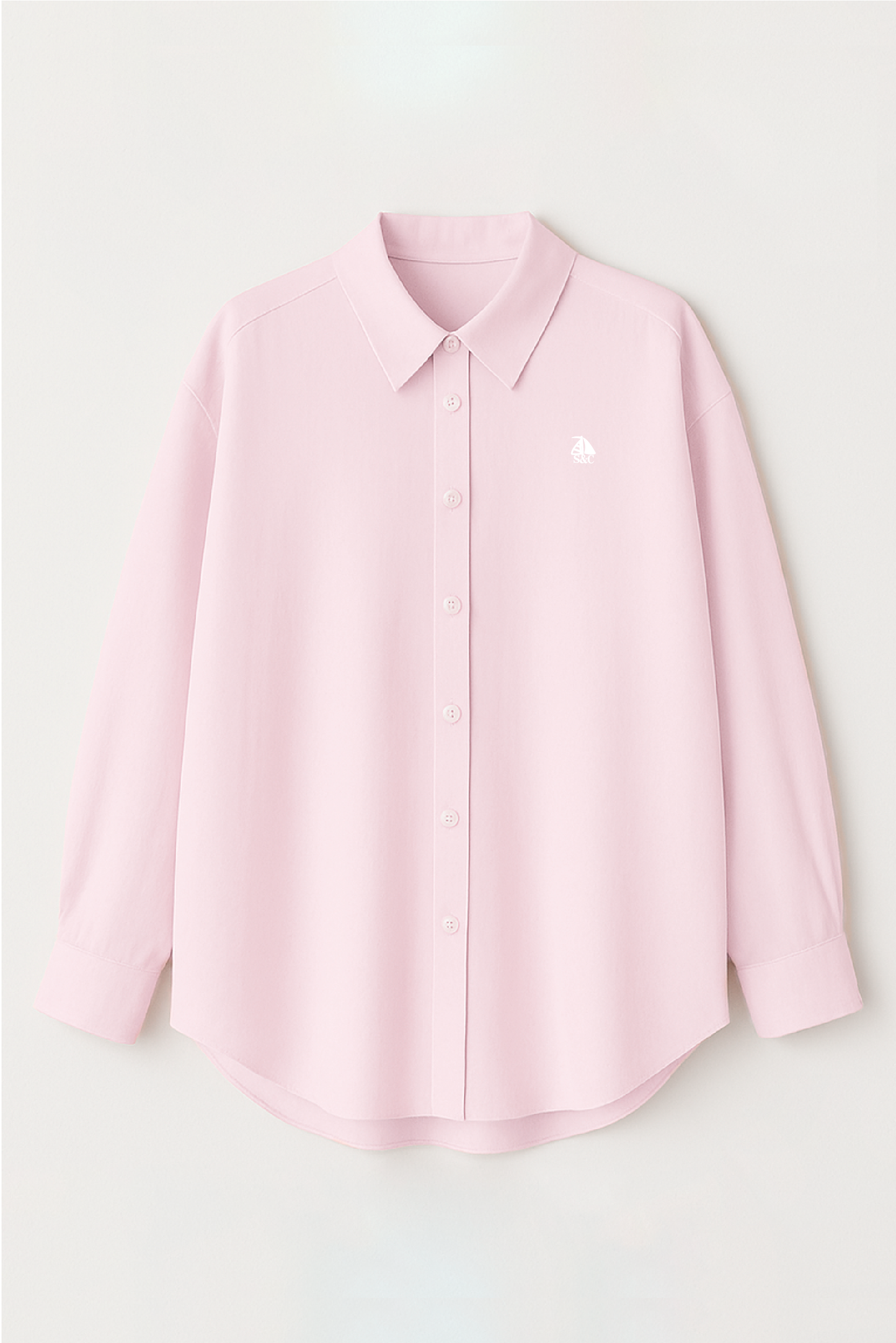 Camisa oversize de mujer Rosa