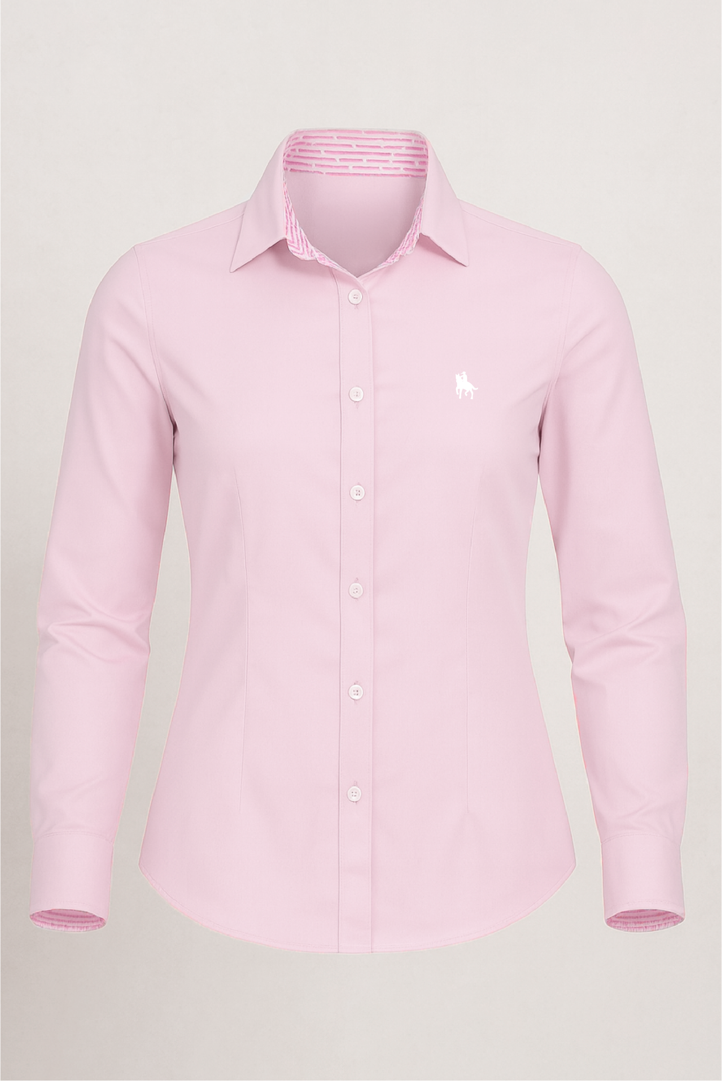 Camisa mujer lisa rosa