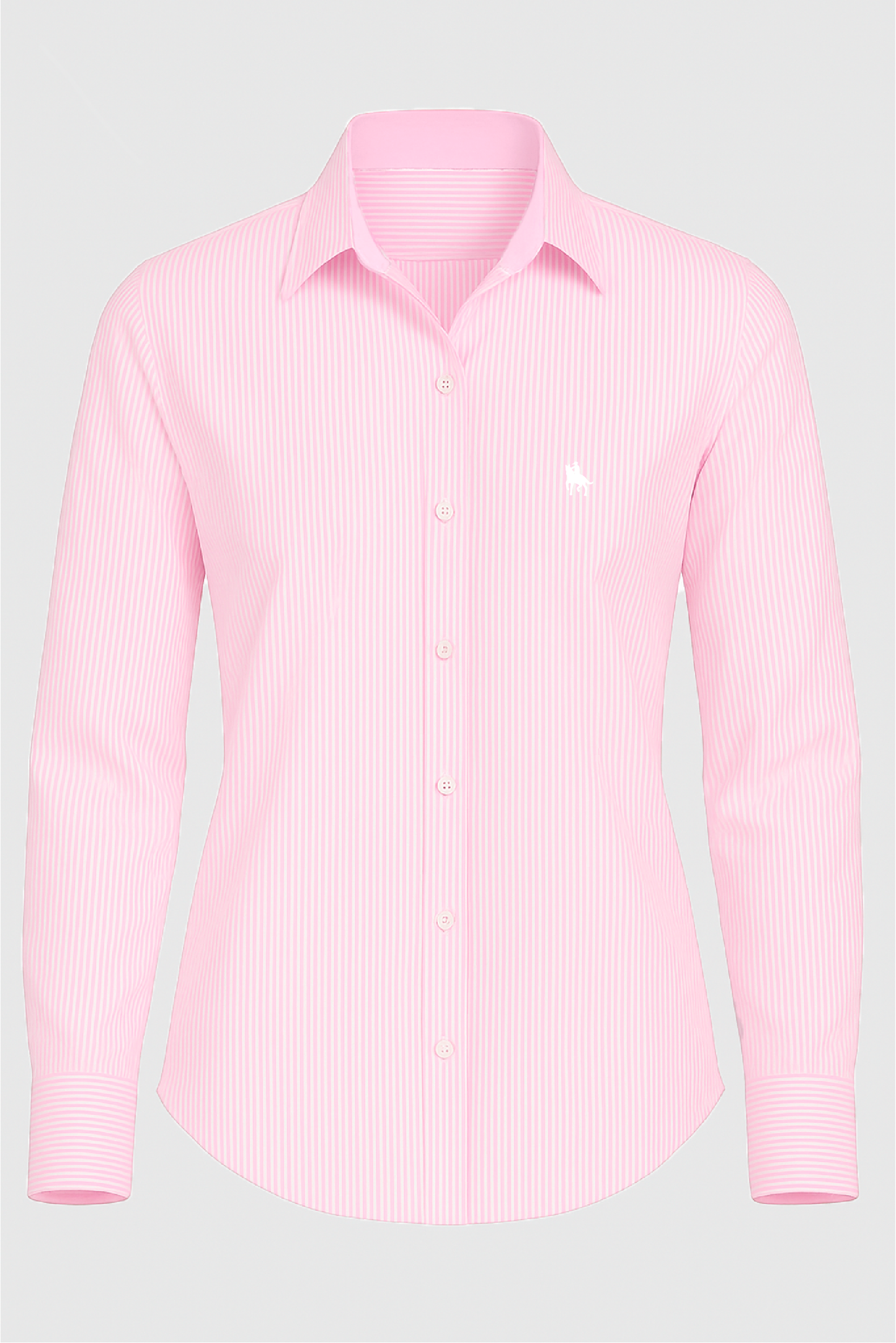Camisa mujer rayas rosa