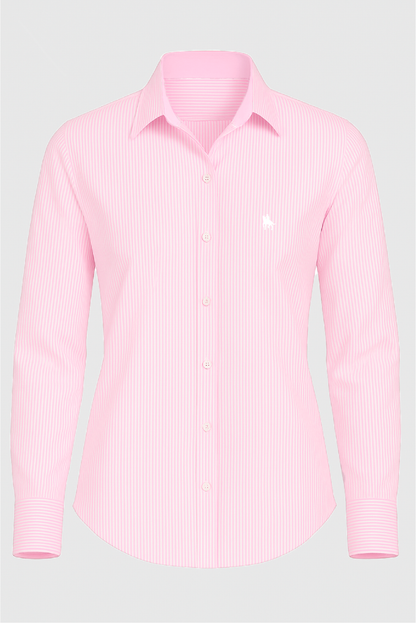Camisa mujer rayas rosa