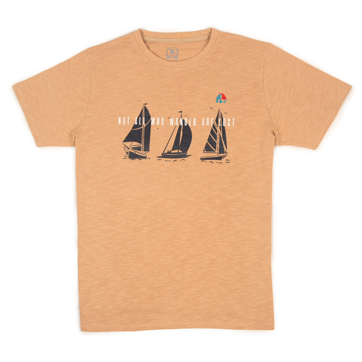 Camiseta Barcos Beige