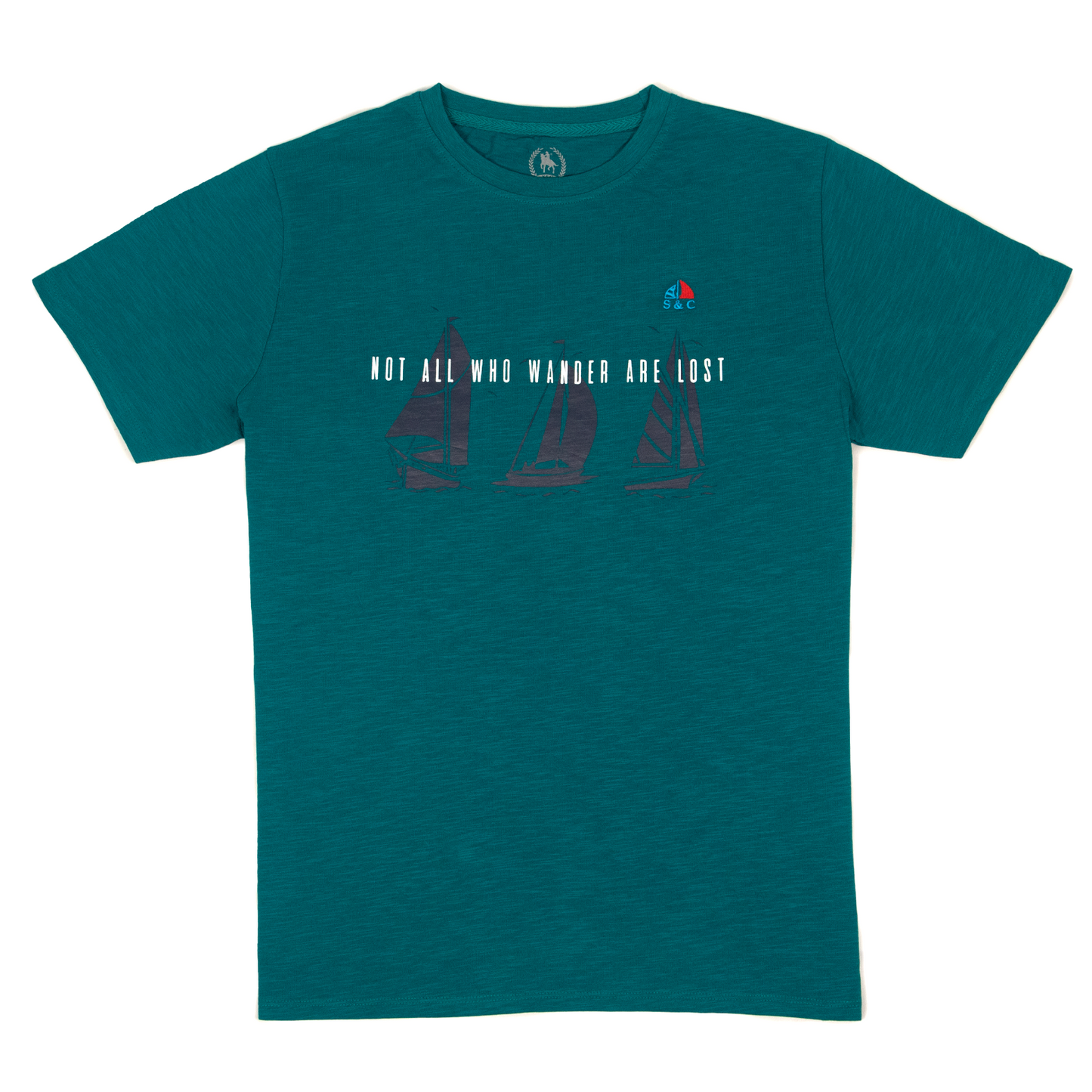 Camiseta Barcos Verde