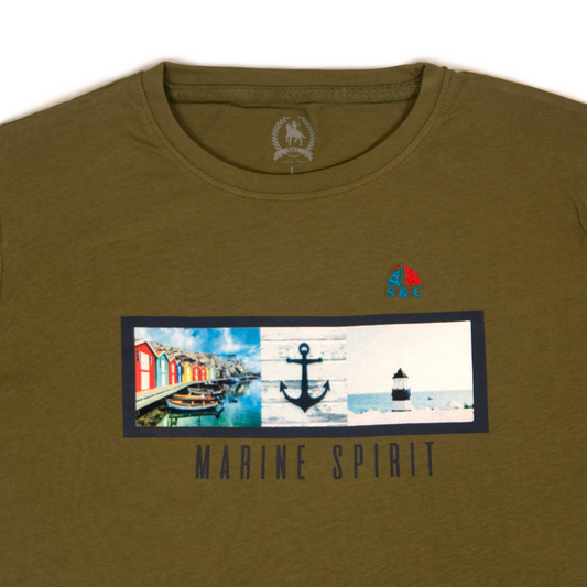 Camiseta Marine Kaki