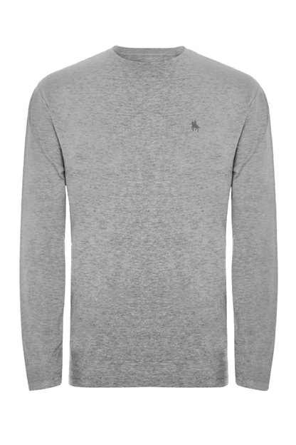 Camiseta Manga Larga Gris