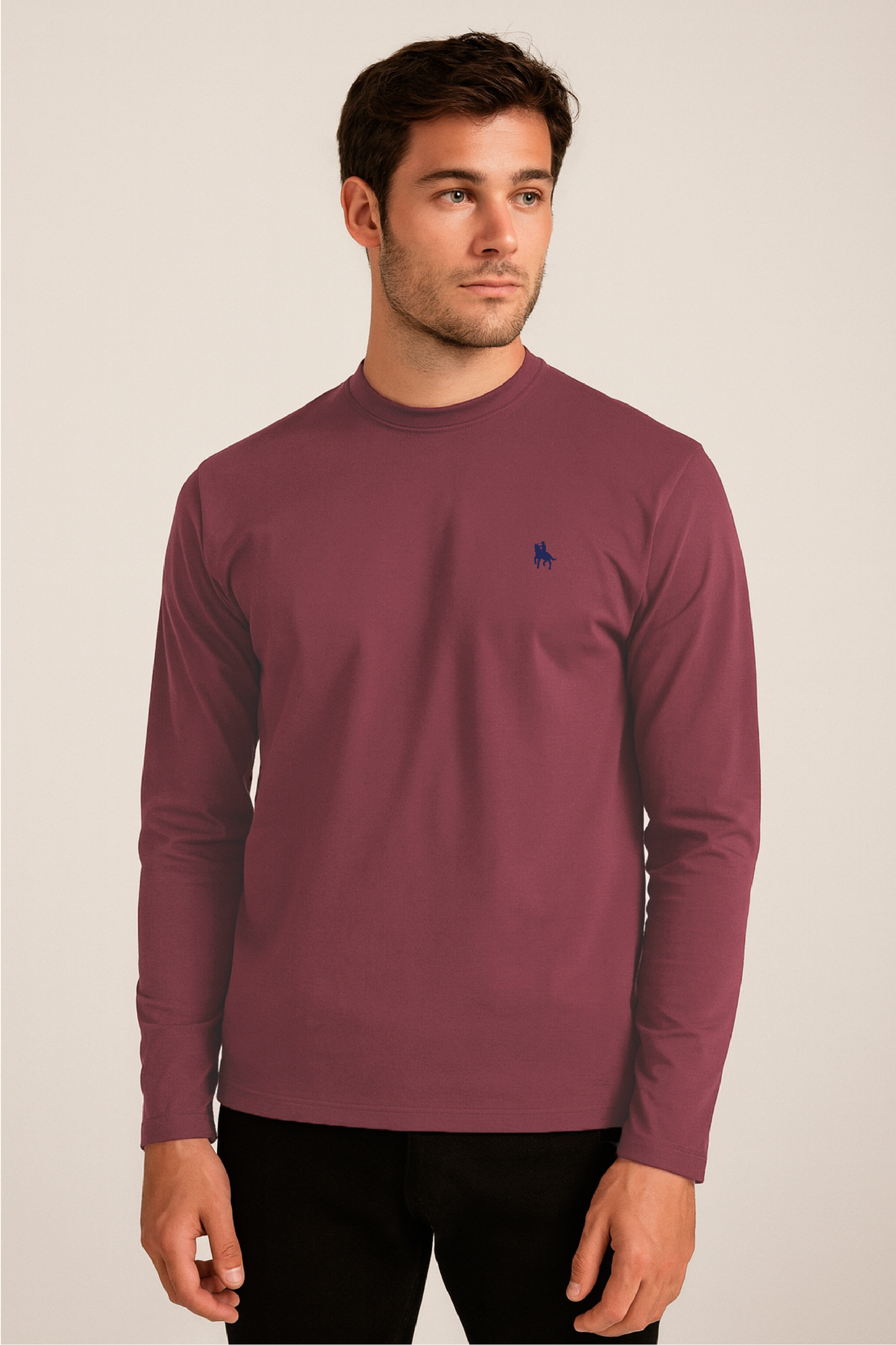 Camiseta Manga Larga Rojo Baya