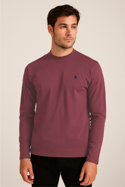 Camiseta Manga Larga Rojo Baya