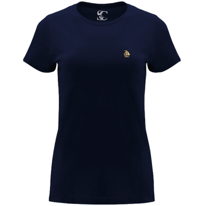 Camiseta manga corta cuello redondo Azul Marino