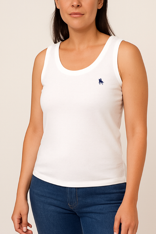 Camiseta de tirantes blanca