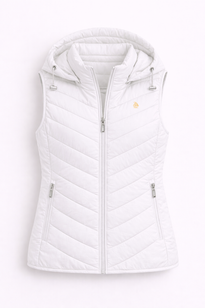 Chaleco Mujer acolchado blanco
