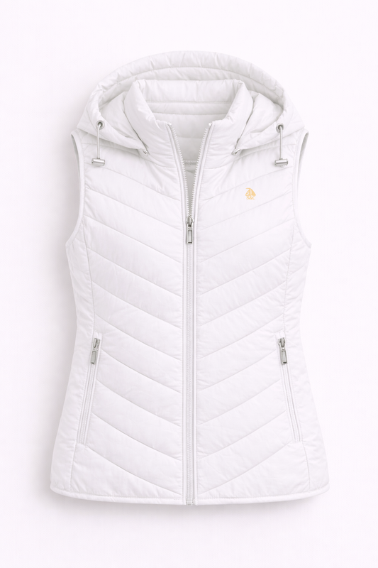 Chaleco Mujer acolchado blanco