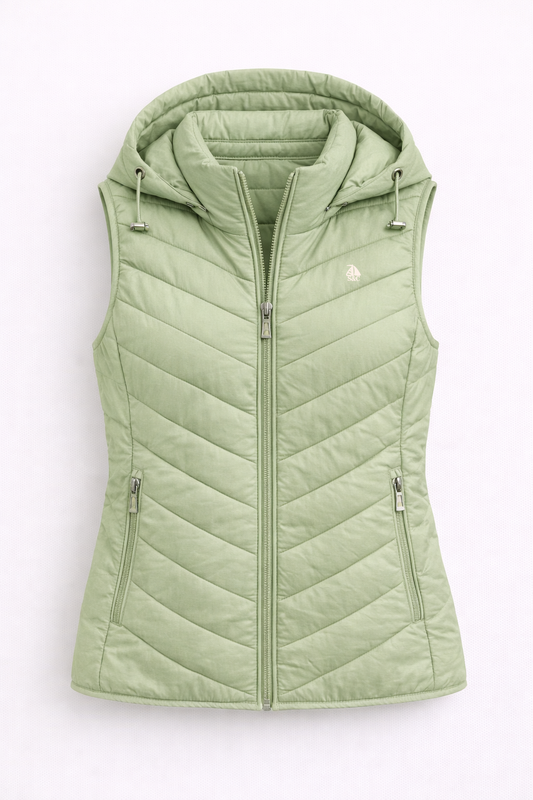 Chaleco Mujer acolchado verde oliva
