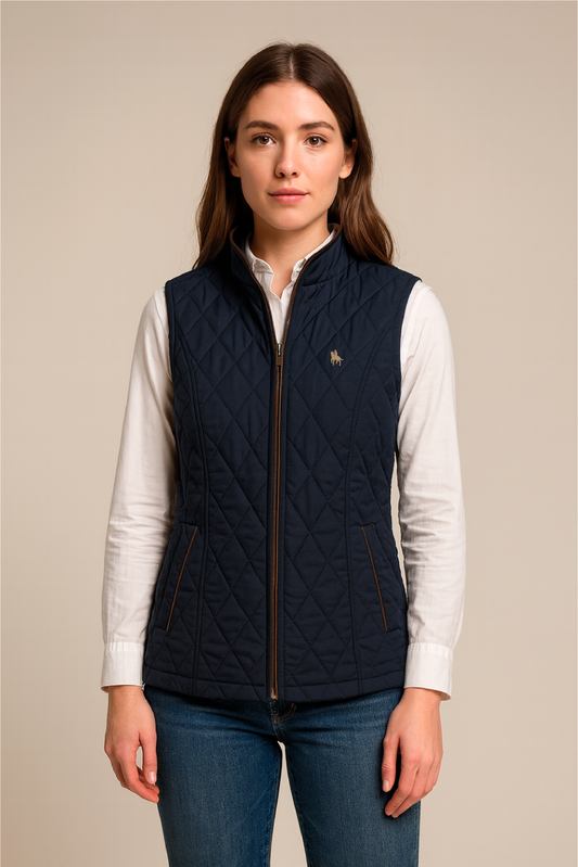 Chaleco modelo Alba azul Marino