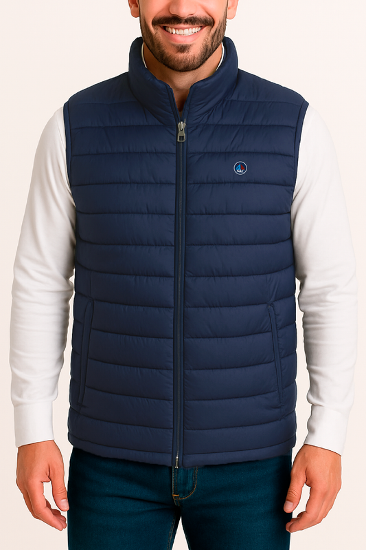 Chaleco LETUR acolchado de hombre marino