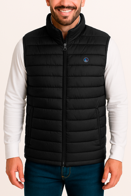 Chaleco LETUR acolchado de hombre negro