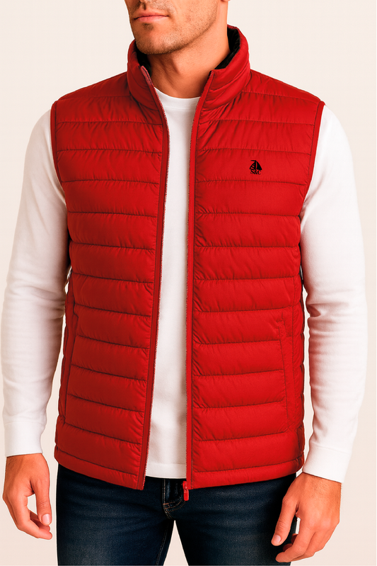 Chaleco acolchado Rojo