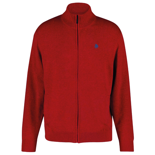 Chaqueta Hombre de Punto Roja