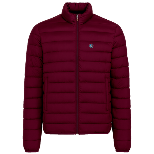 Chaqueta LETUR acolchado de hombre berenjena