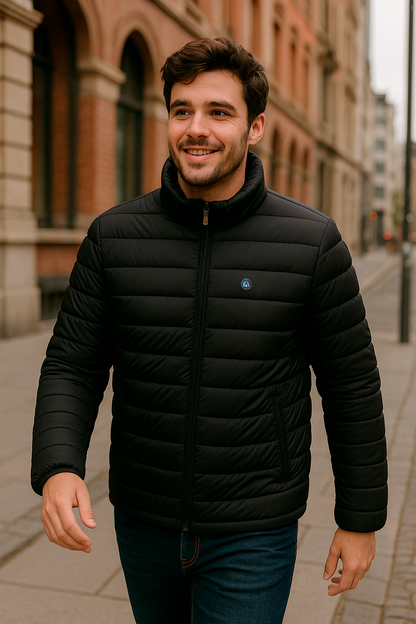 Chaqueta LETUR acolchado de hombre negro