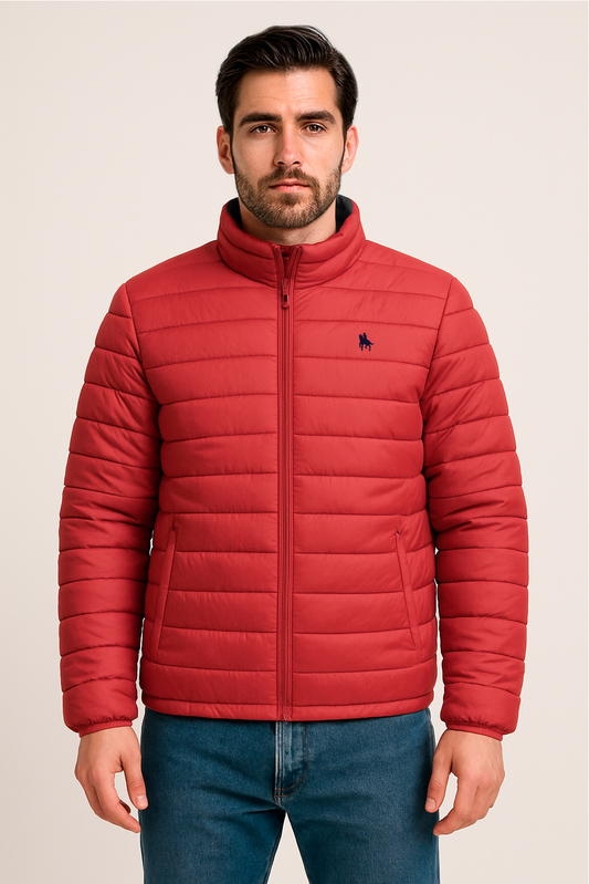 Chaqueta acolchada Roja