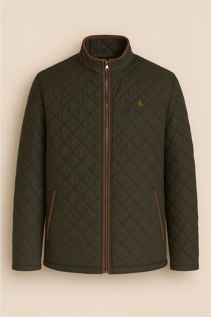 Chaqueta rombos Verde