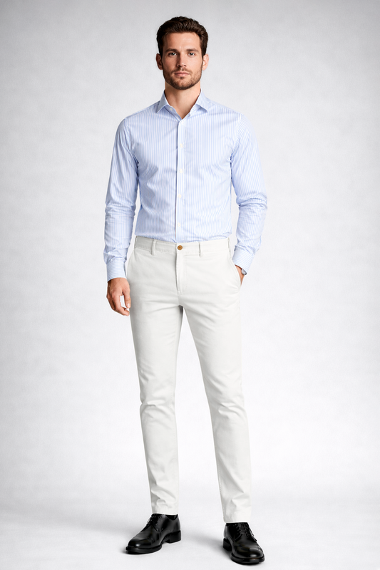 Pantalón chino Blanco