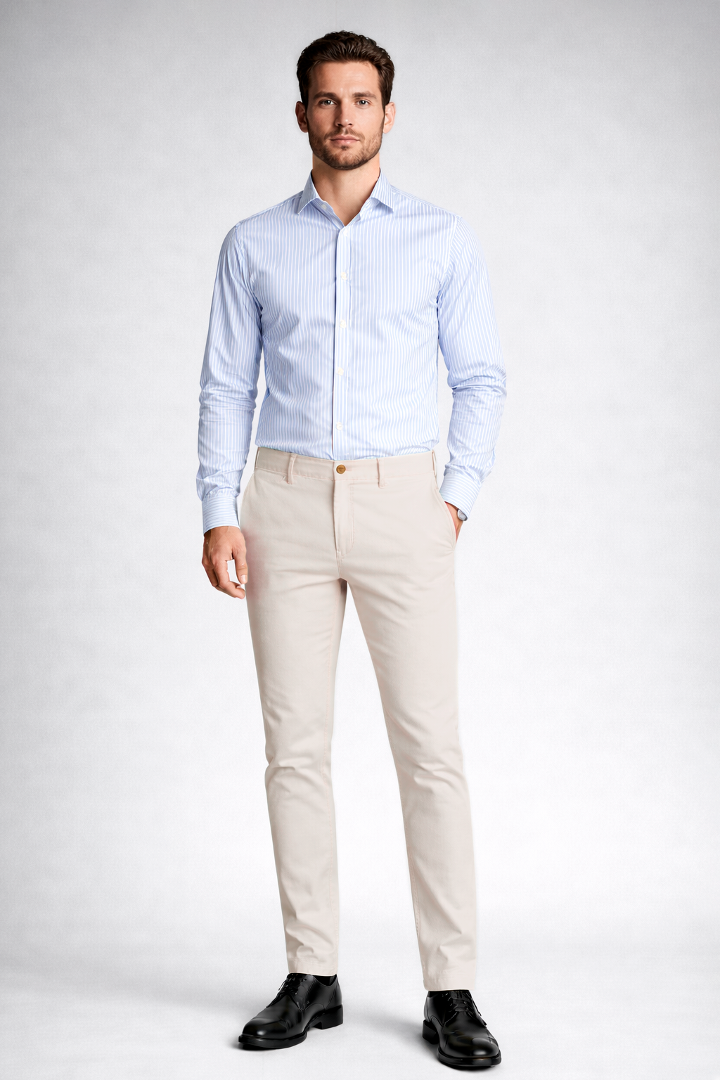 Pantalón chino Blanco roto