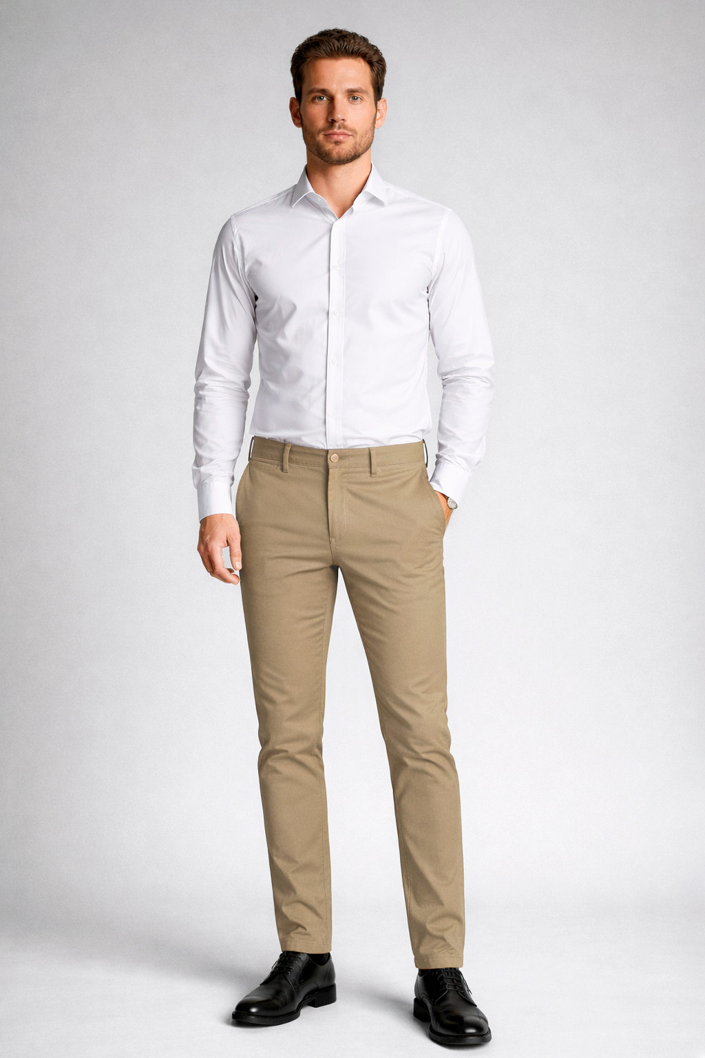 Pantalón chino Tostado