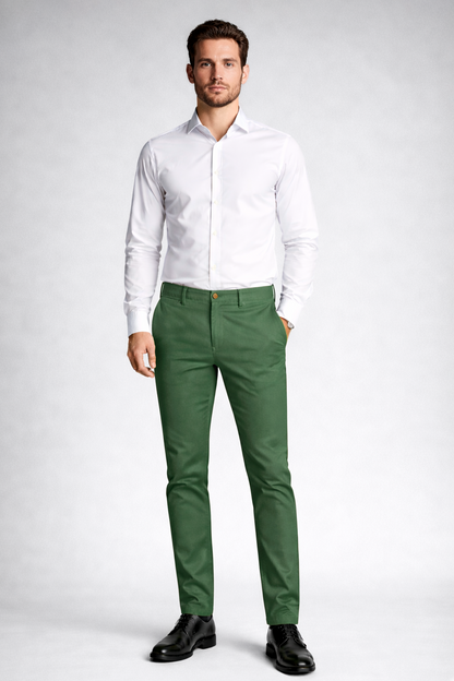 Pantalón chino Verde Oliva