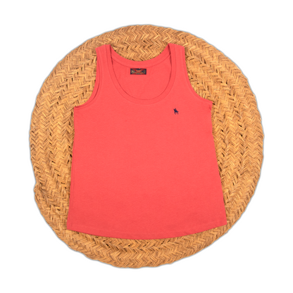 Camiseta de tirantes coral