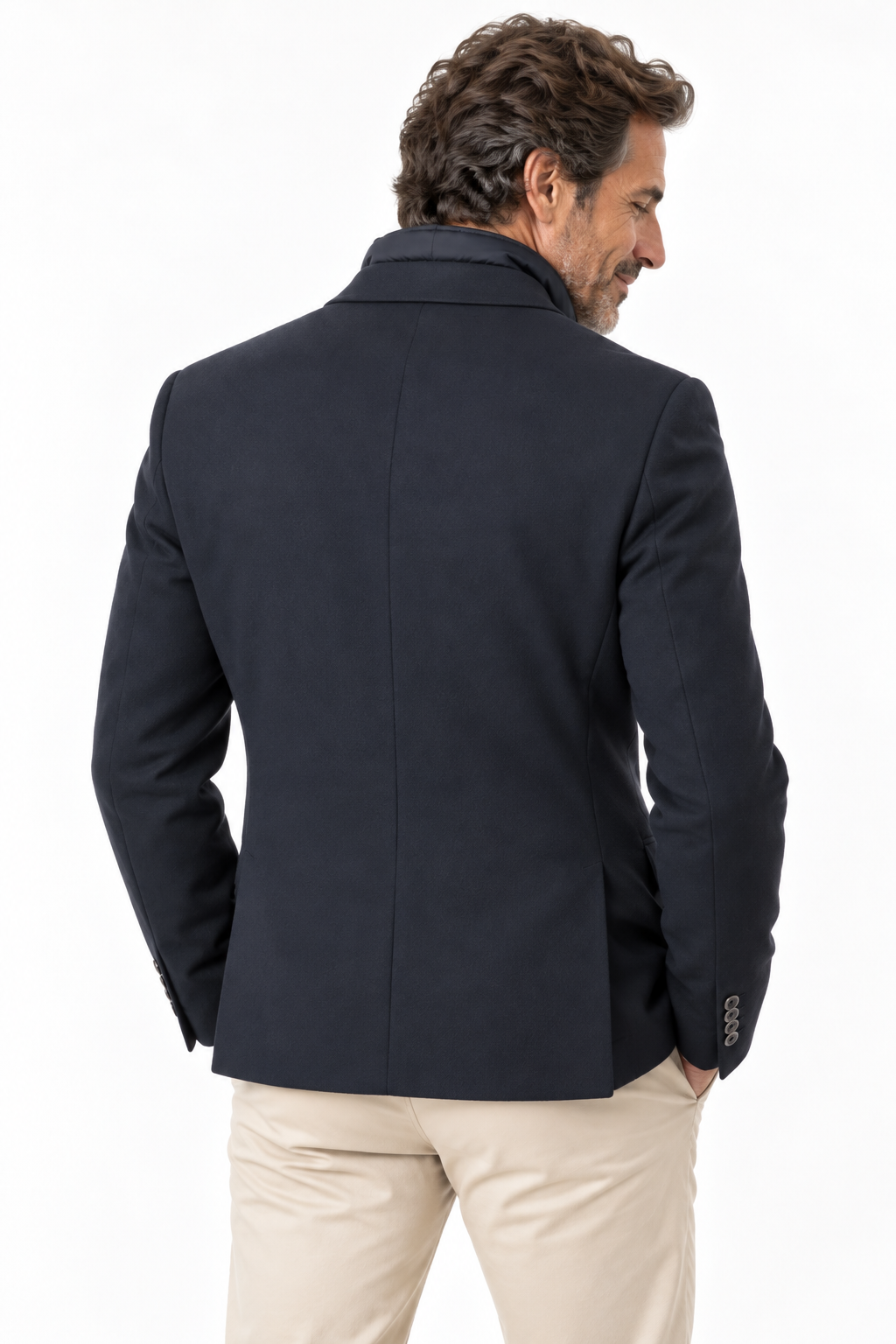 Americana Hombre LETUR Azul Marino