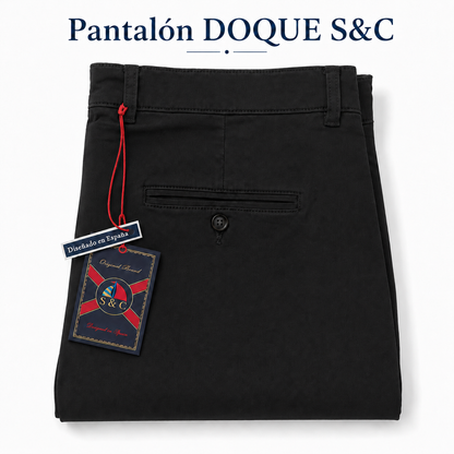 Pantalón chino modelo "Docke" negro
