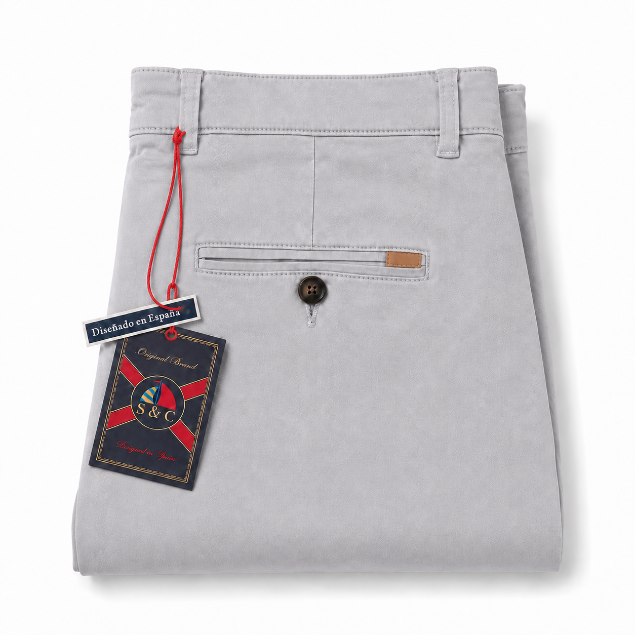 Pantalón chino modelo "Docke" Gris